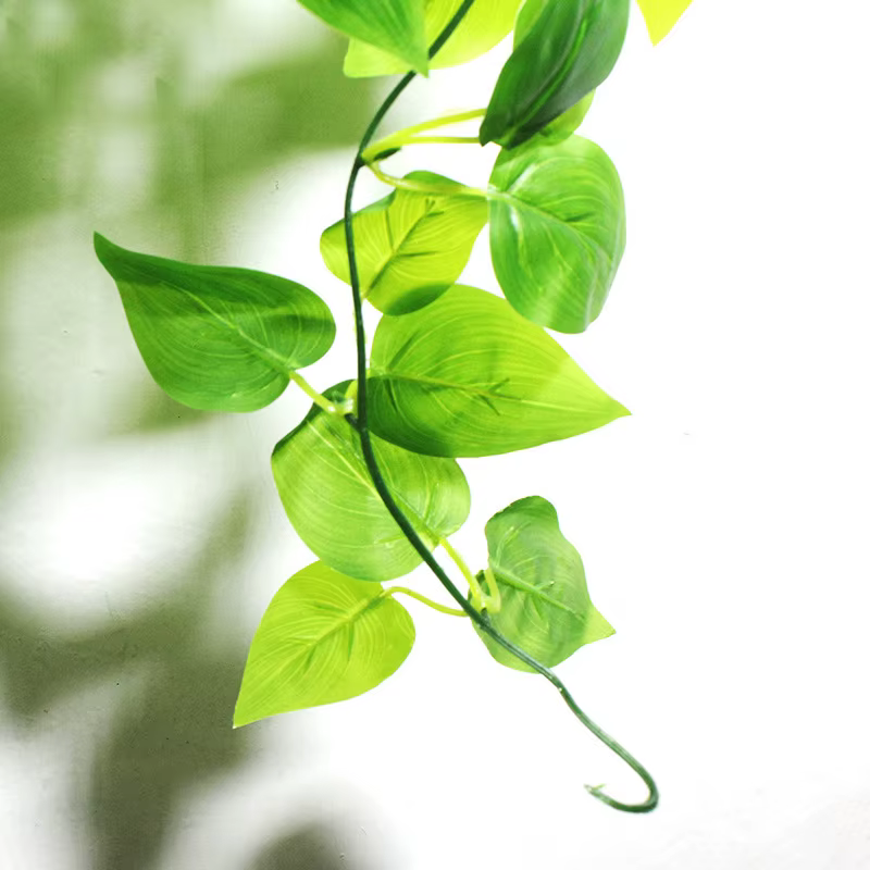 10 pièces plantes suspendues artificielles faux Scindapsus lierre feuilles de vigne mur maison chambre Patio intérieur extérieur décor 1 M/39 pouces en gros XB
