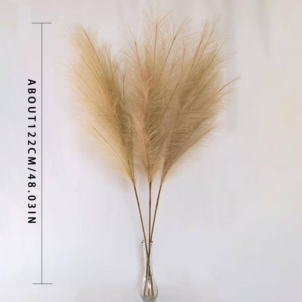 1 pièces Faux Pampas herbe décor Plume