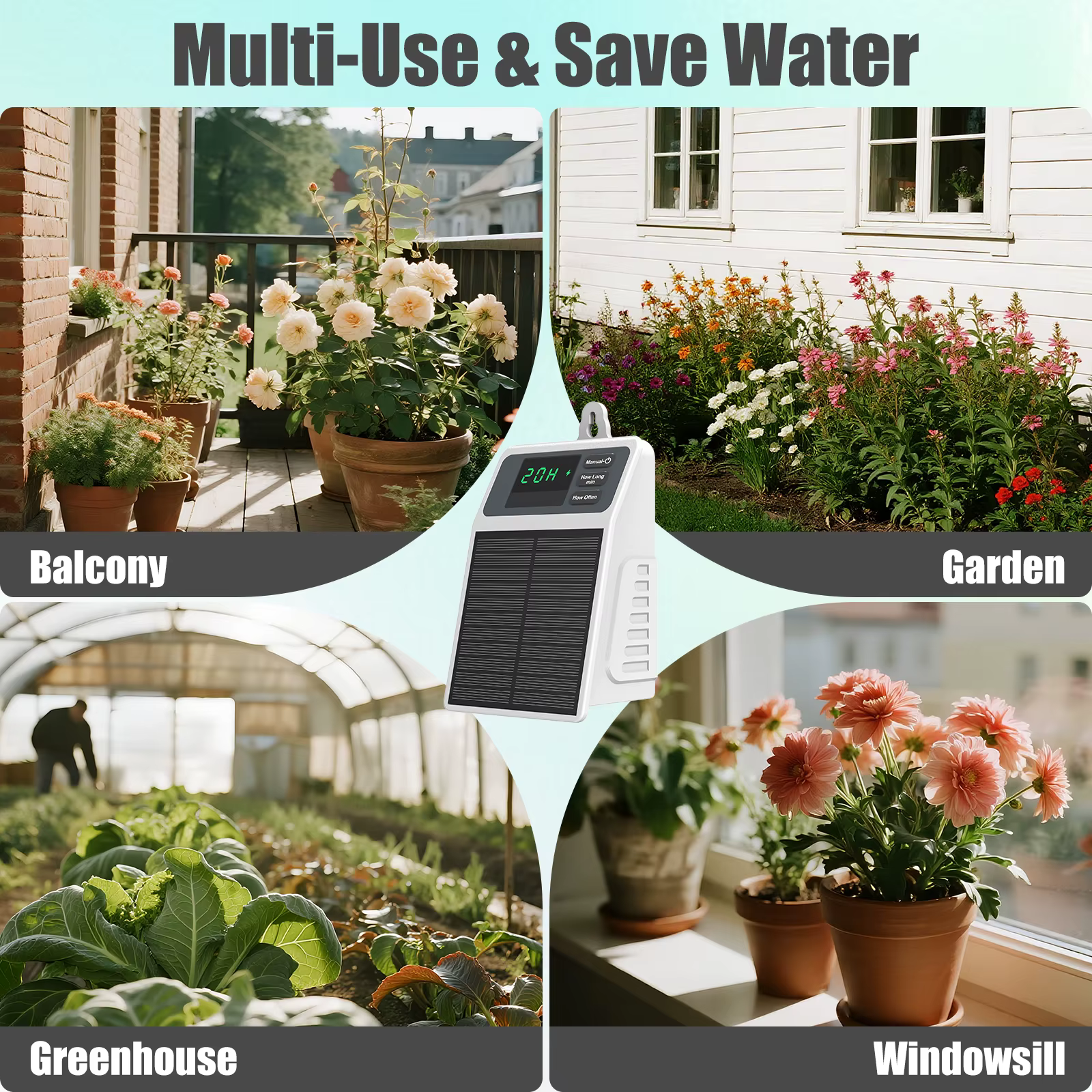 Système d'irrigation automatique solaire pour plantes