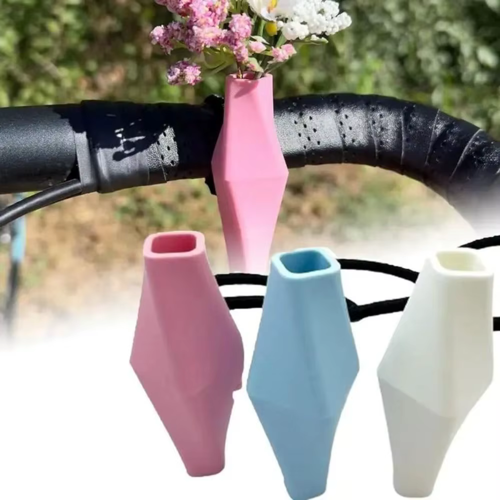 Mini vase à fleurs pour guidon de vélo