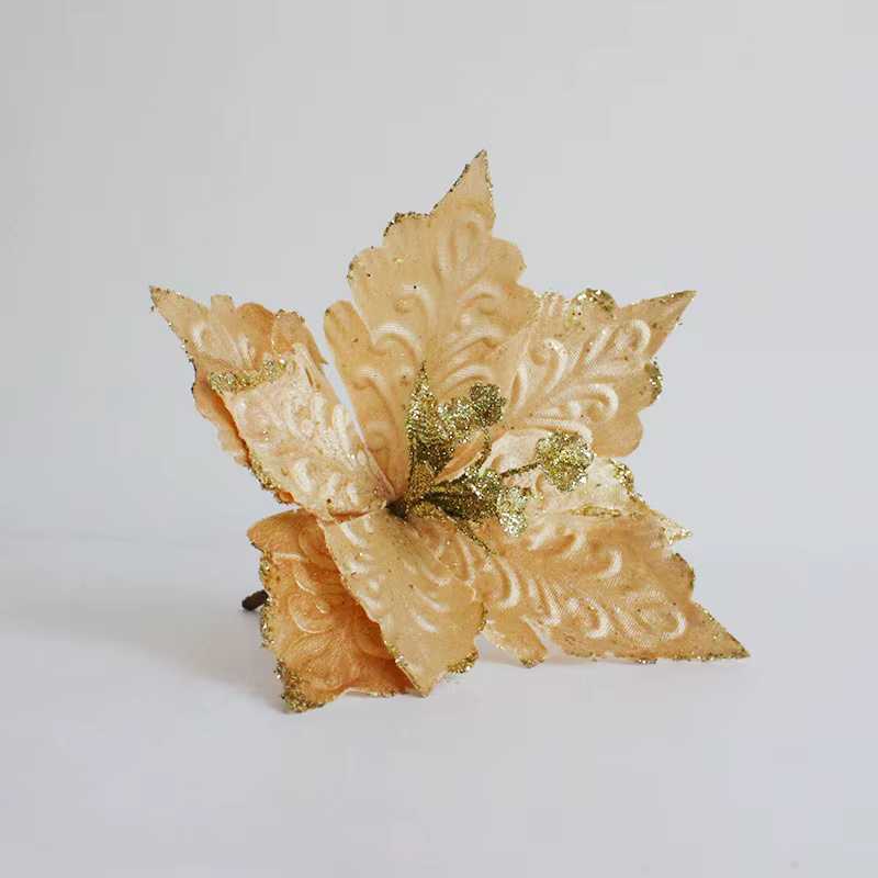 Tête de fleur artificielle en soie