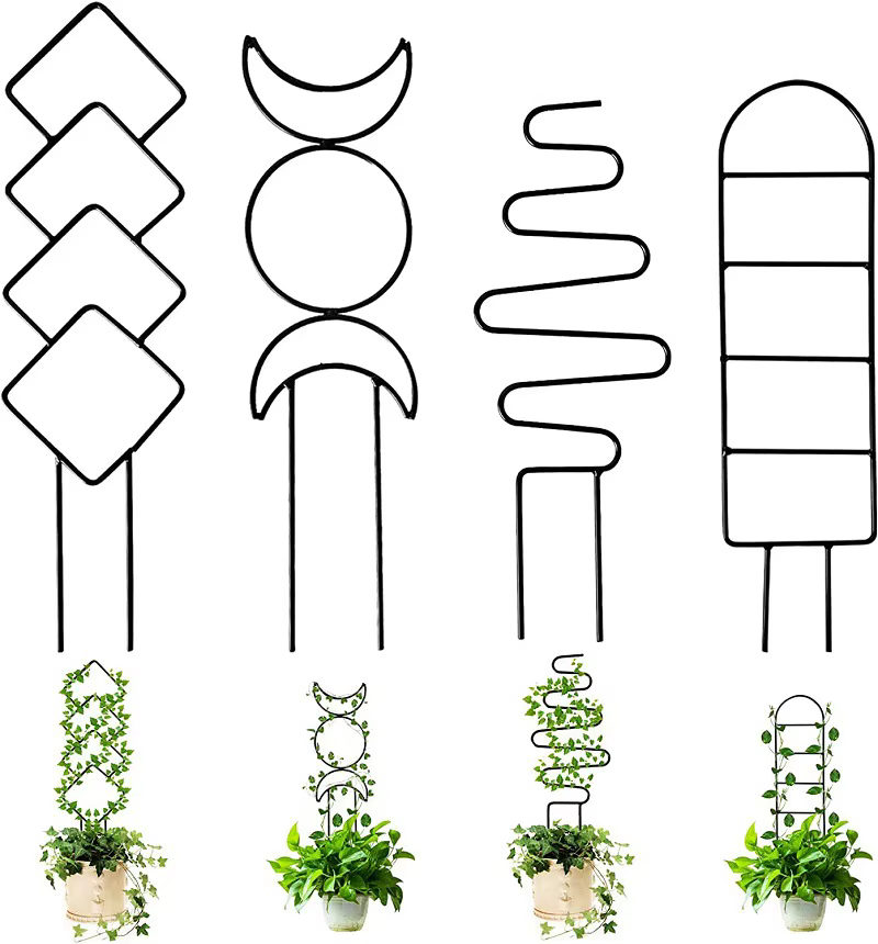 Cadre d'escalade en métal pour plantes