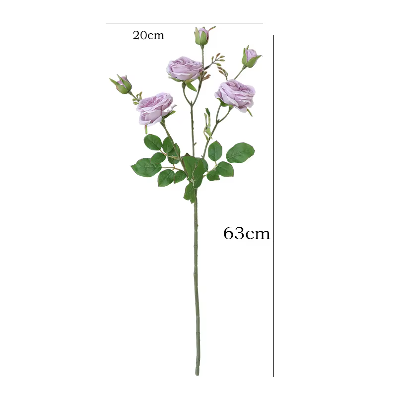 Fausses roses écologiques à longue tige