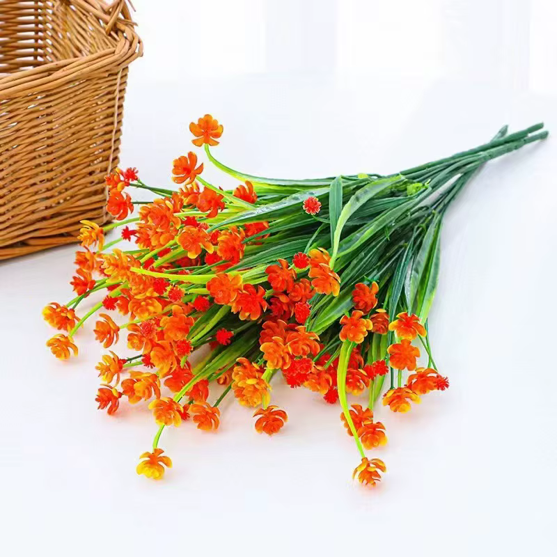 Bouquet de camélia de printemps en plastique