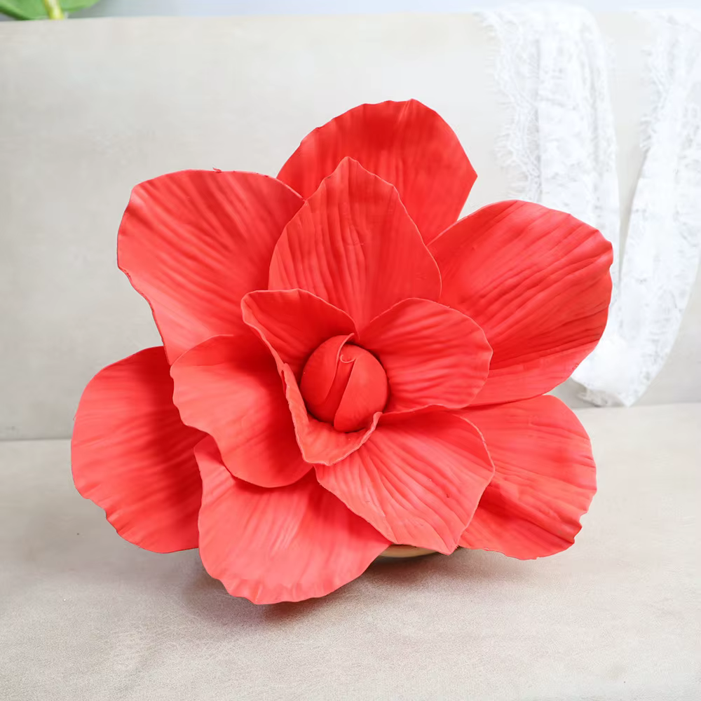 PE mousse géante marguerite Rose fleurs artificielles fête scène réglage Arrangement fleur décor à la maison mariage toile de fond décoration Flores