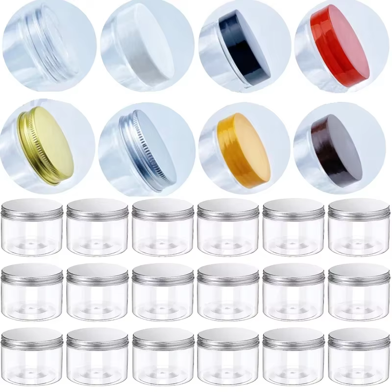 Pots en plastique transparent de 150 à 580ml