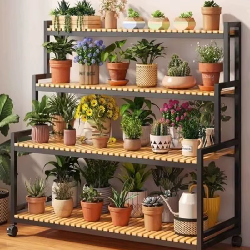 Étagère murale grande pour plantes de balcon