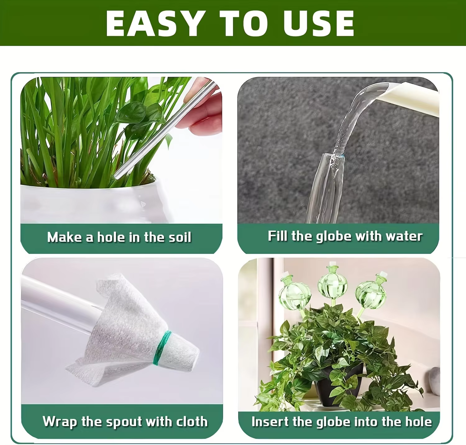 1 pièce – Arroseur automatique en forme de cactus mignon