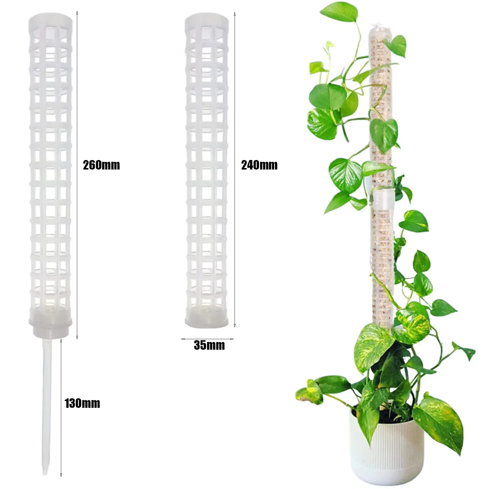 Colonne grimpante en plastique pour plantes