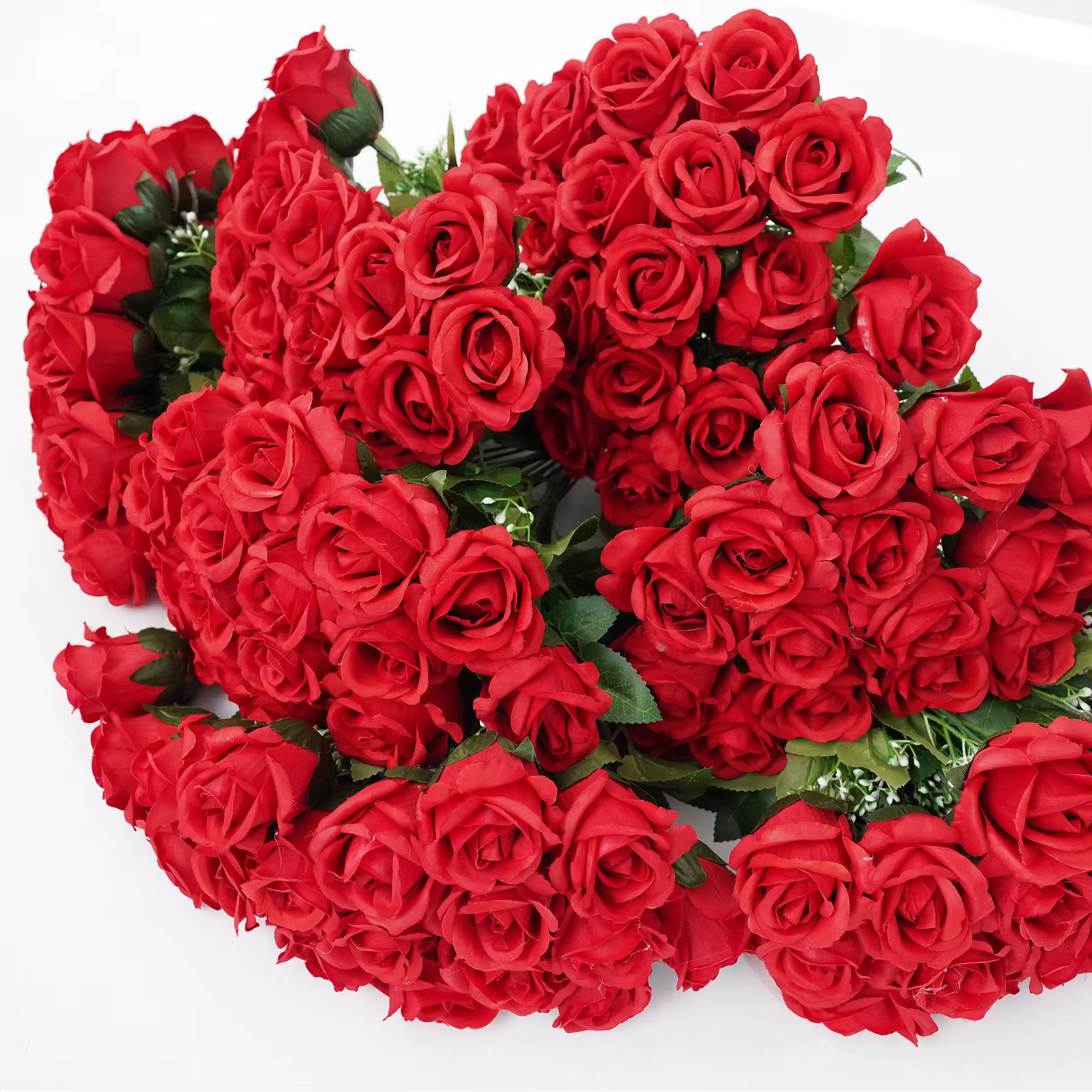 CHUXIN C4168 Bouquets de roses artificielles à 18 têtes