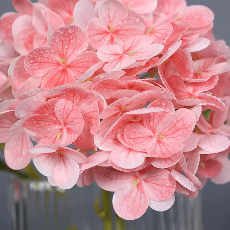 Film d'hortensia en Latex 3D