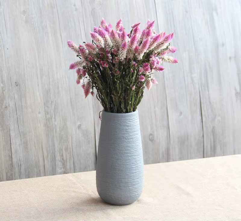 Bouquet de Fleurs vaccées Naturelles avec Queue de Phénix