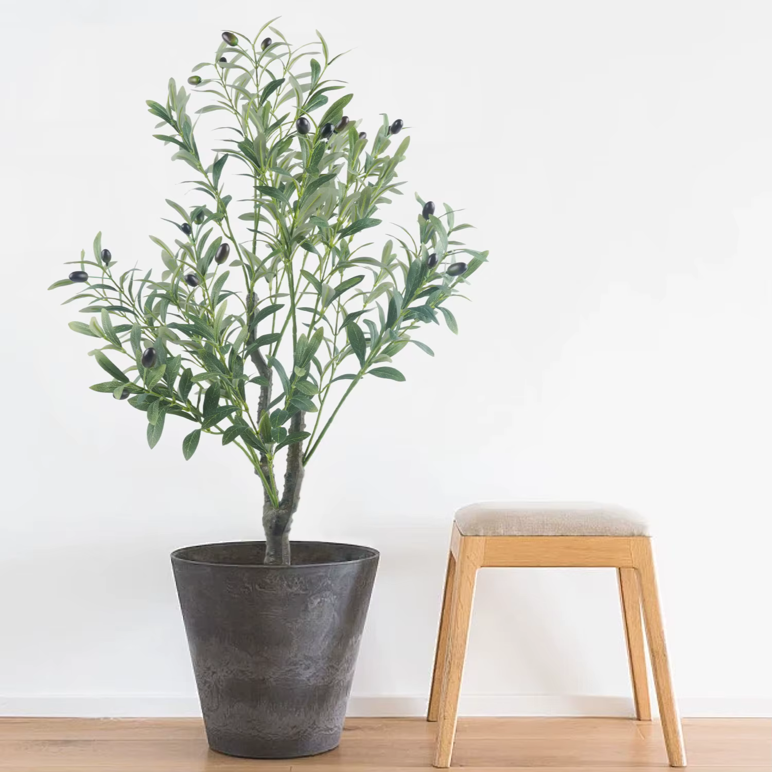 Olive artificielle Uflower avec Pot