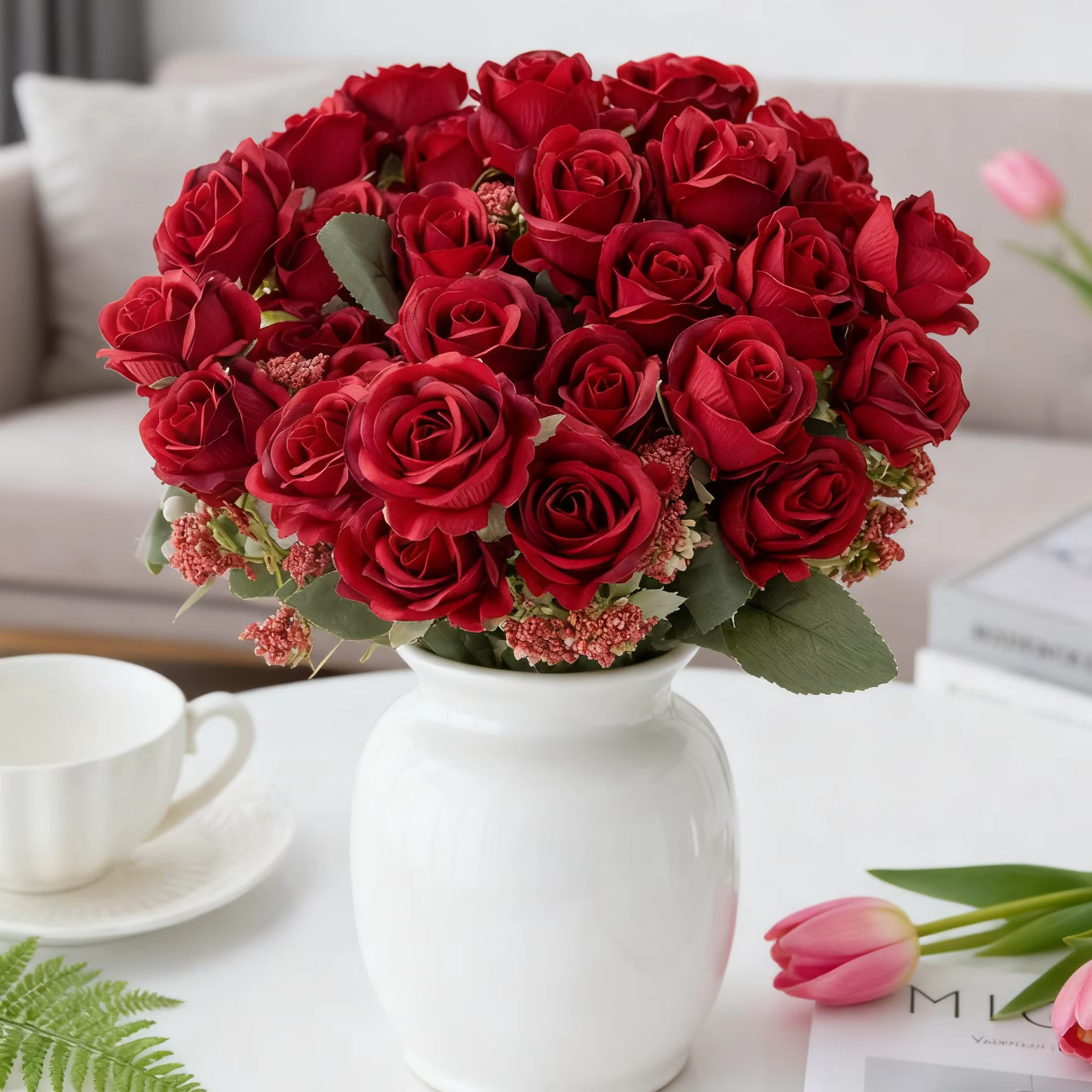 Fleurs Artificielles en Soie
