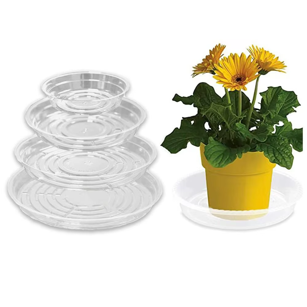 Plateaux en plastique pour plantes d'intérieur