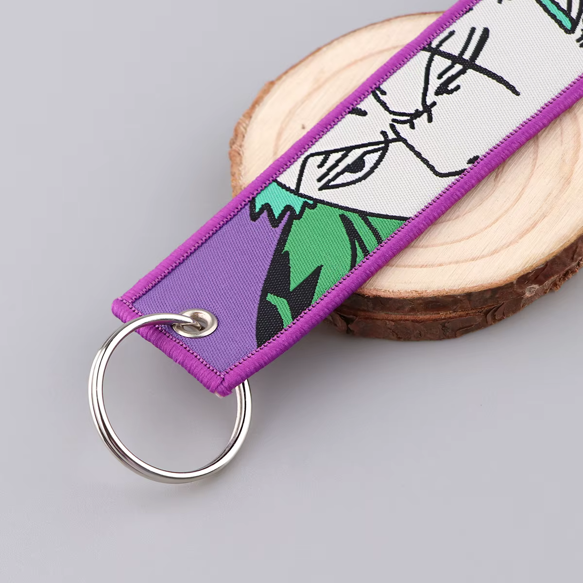 ONE PIECE Anime porte-clés pour hommes femmes broderie porte-clés porte-clés porte-clés motos porte-clés accessoires cadeaux