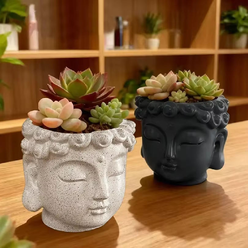 Pot à succulentes Bouddha Zen