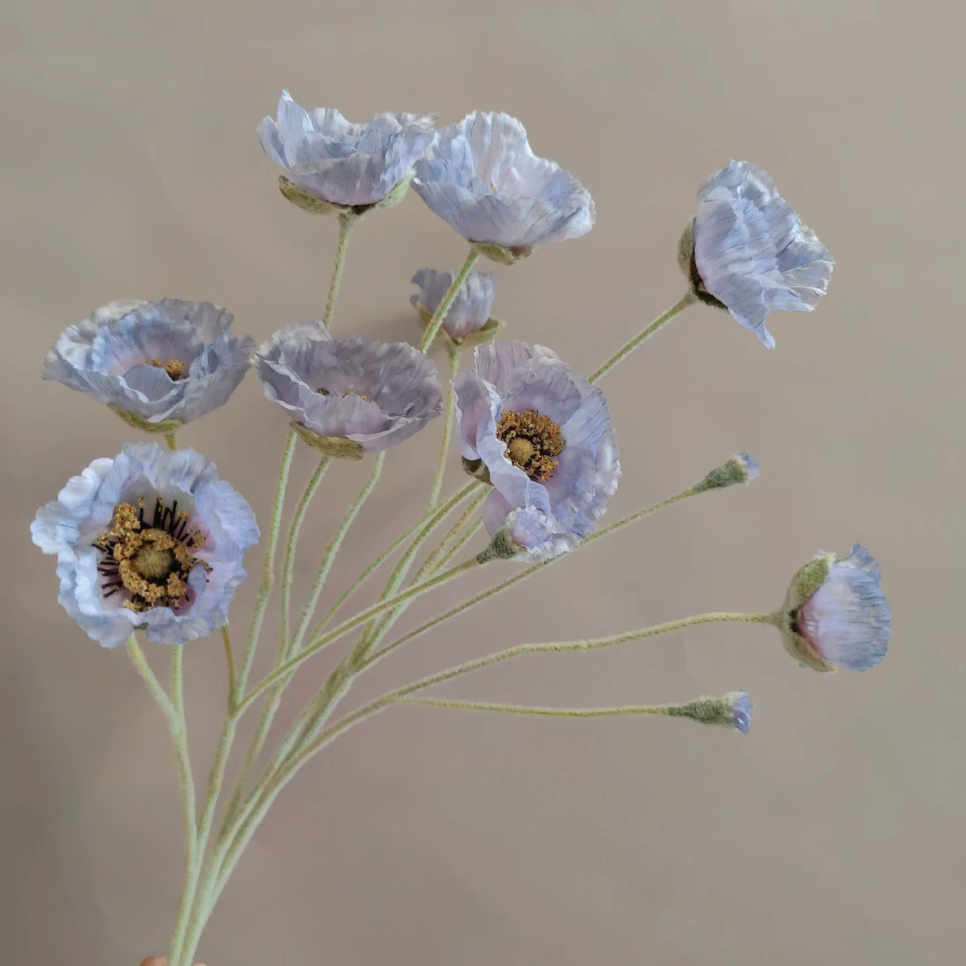 Fleurs artificielles de coquelicot 65cm
