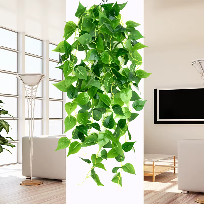Guirlande de fausses feuilles de lierre artificielles