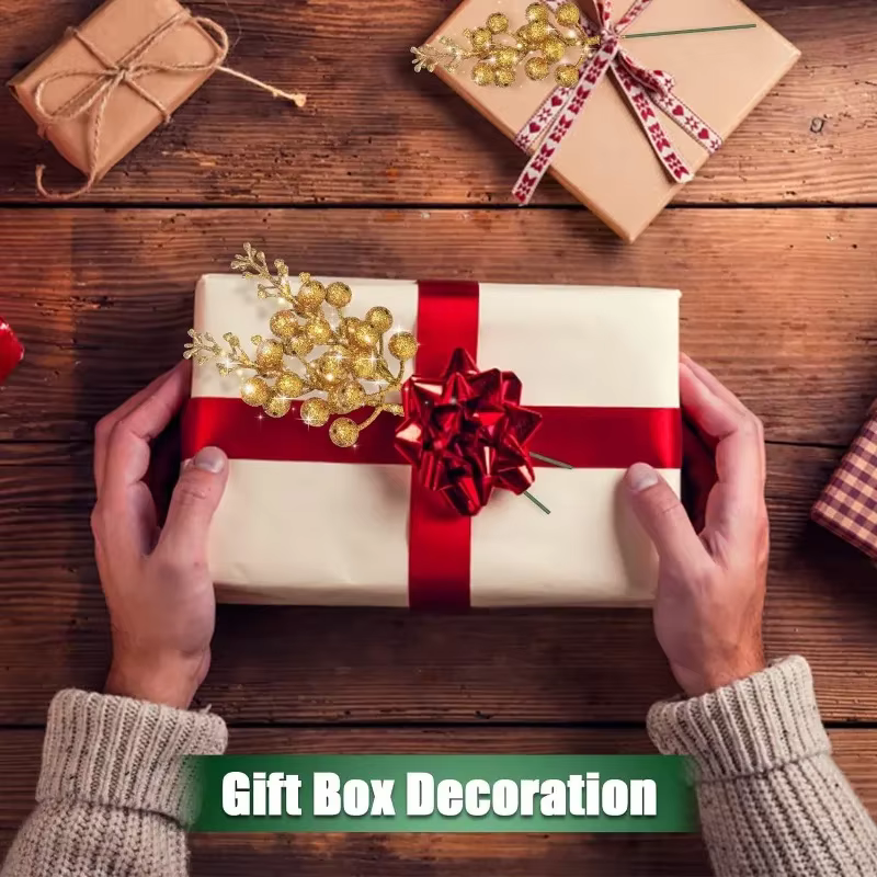 Branche de Baies Artificielles de Noël