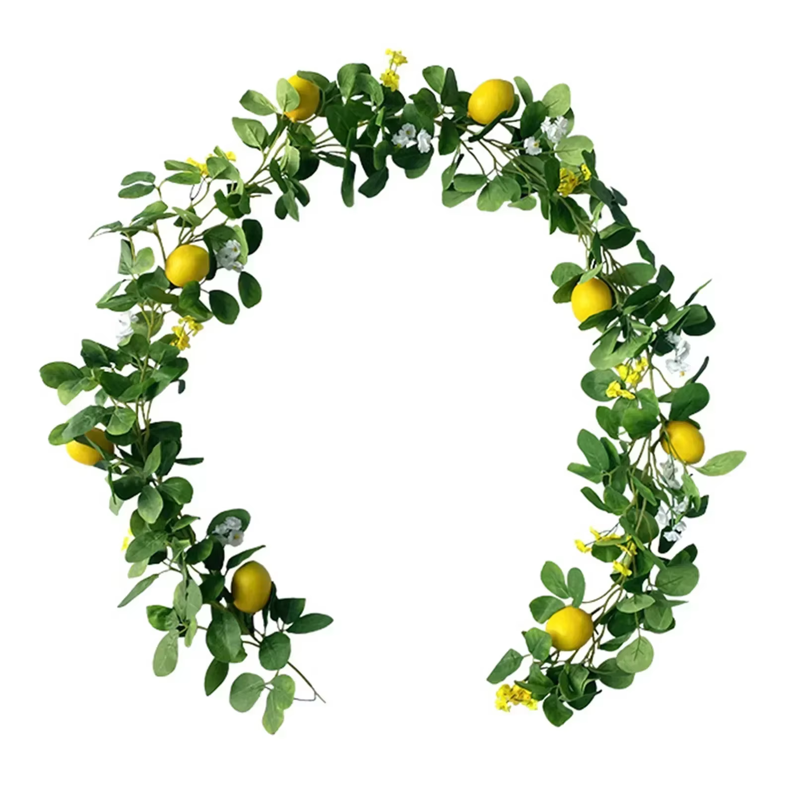 Guirlande de citron en rotin