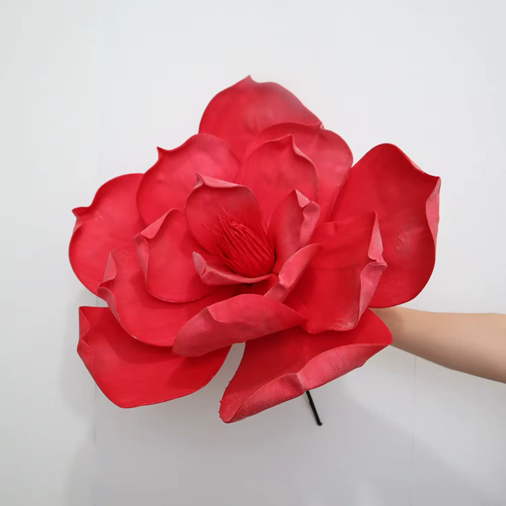 Fleur de Magnolia simulée 3D à grande échelle 30/50CM