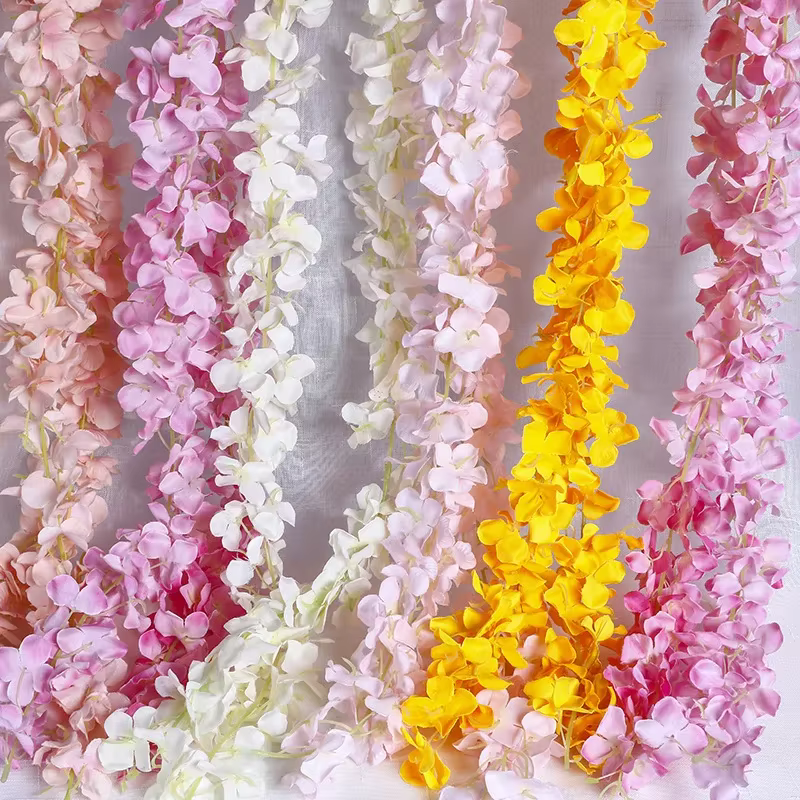 Bandes de Fleurs Artificielles pour Mariage