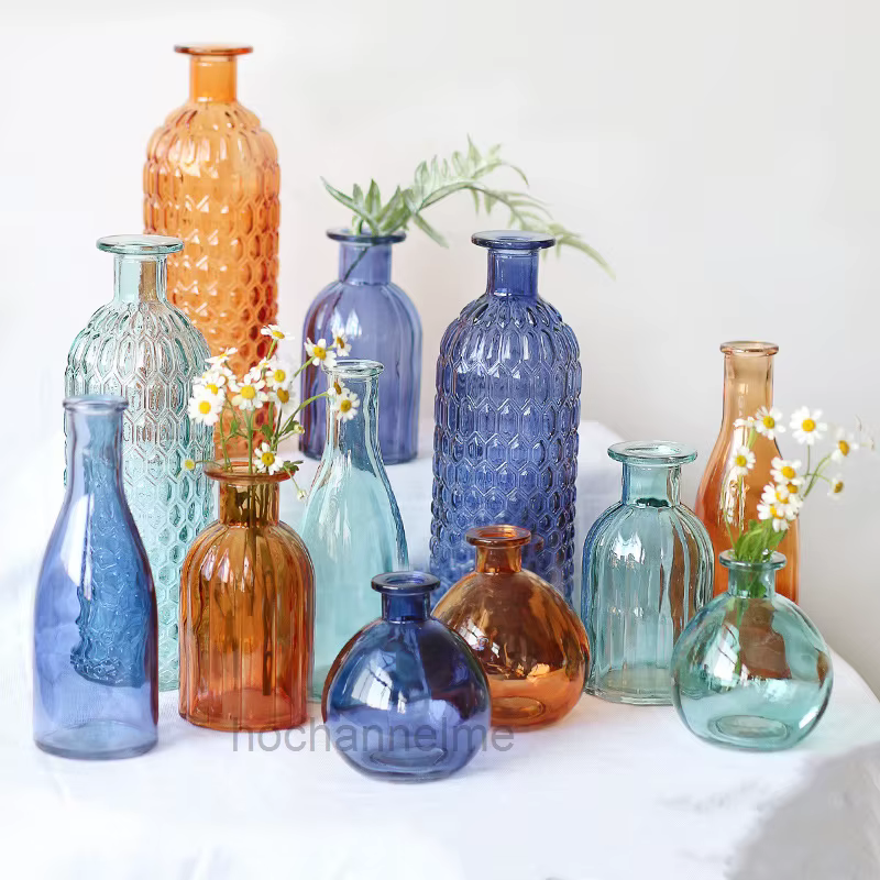 Vase en verre pour décoration de salon