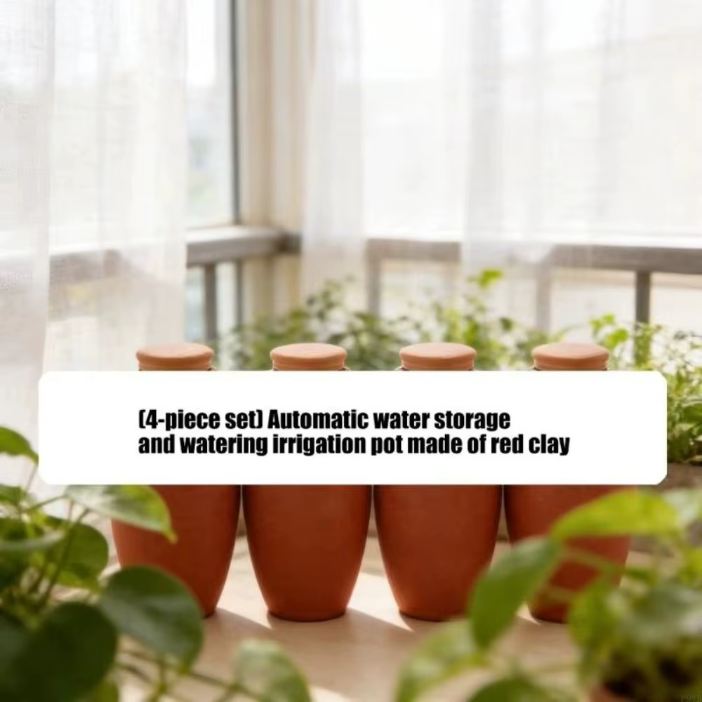 4 Pièces – Système d'irrigation automatique polyvalent en terre cuite avec pointes d'arrosage