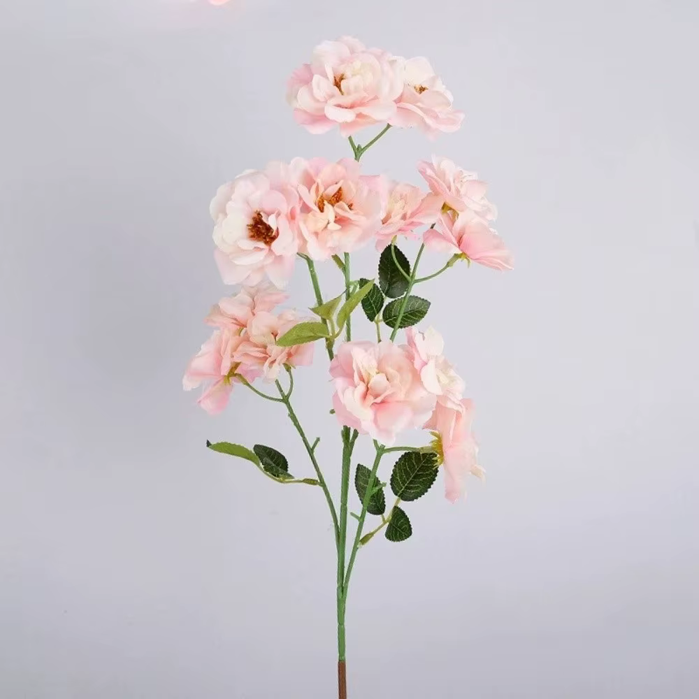 Rose artificielle réaliste au toucher naturel