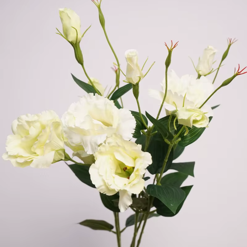 Fleurs artificielles Lisianthus simulées