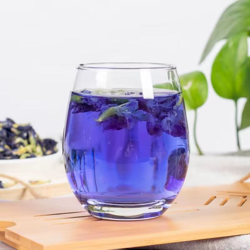 Fleur de pois papillon bleue séchée de qualité supérieure - Orchidée