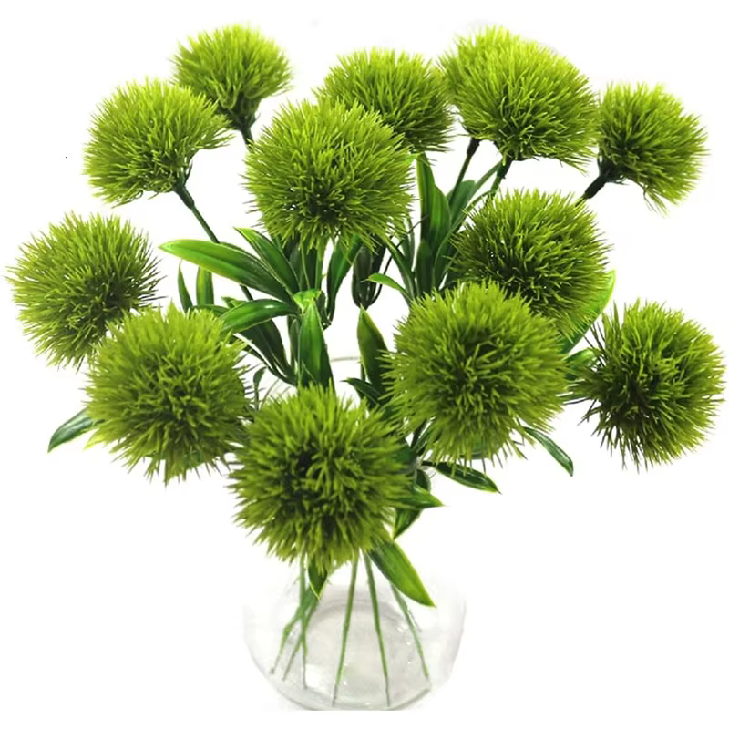 Plantes artificielles de pissenlit pour la décoration intérieure, fausses fleurs décoratives de mariage, vases ornementaux au lework grossier, 26cm, 3 pièces, 5 pièces, 10 pièces