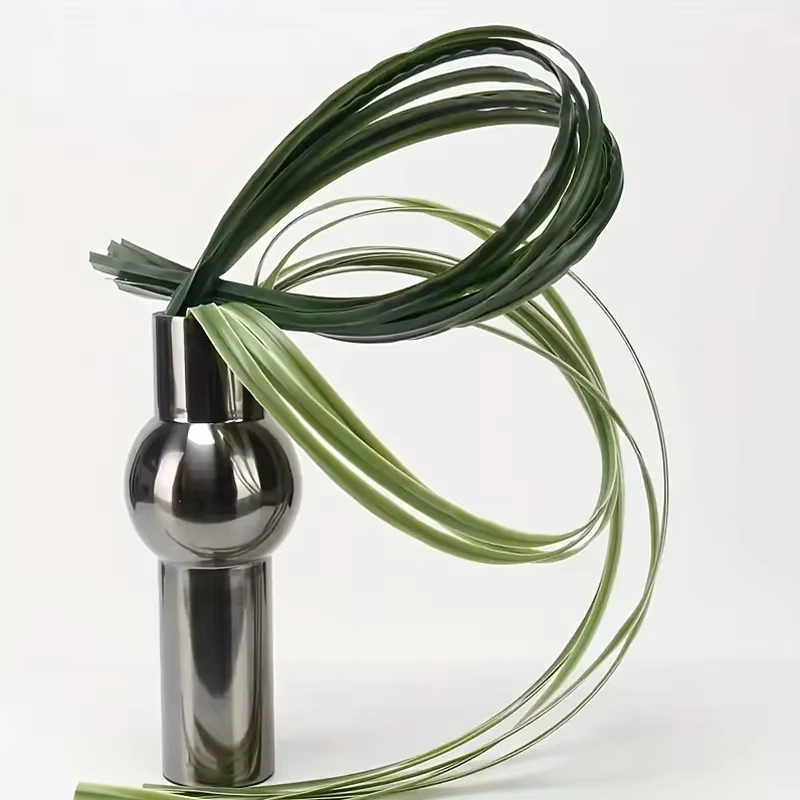 Tige de fleur verte foncée artificielle, 5 pièces, matériel Floral, accessoires de tige de fil faits à la main pour la décoration de la maison et du mariage