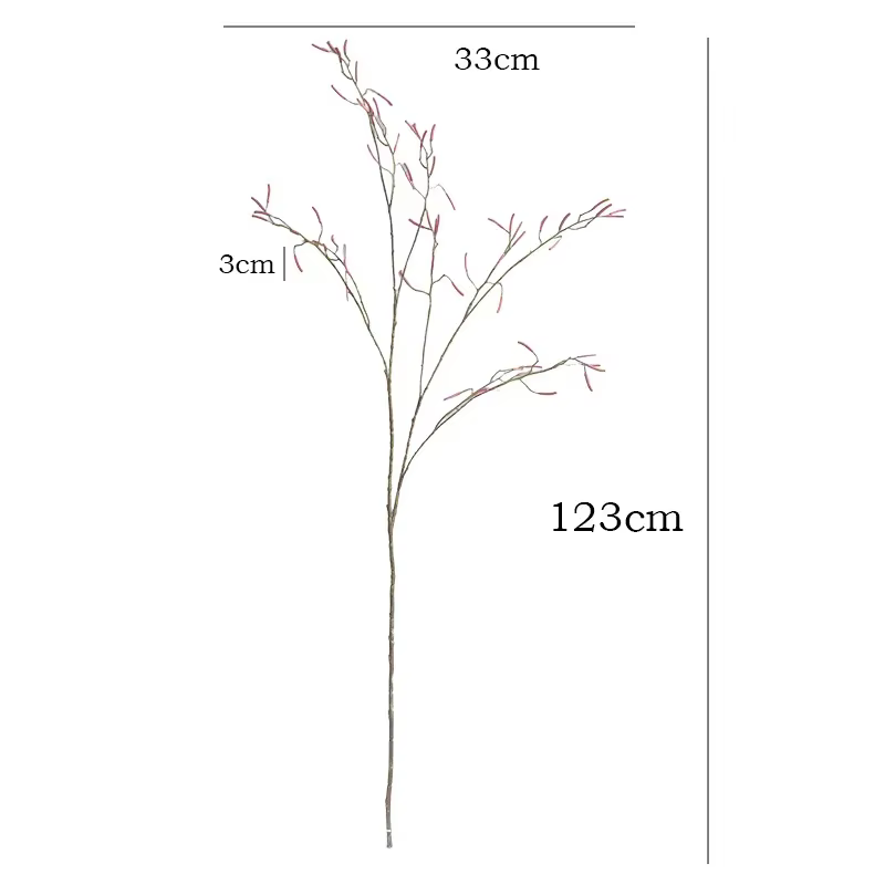 Aloès vert 123cm artificiel en plastique longue branche haricot fruits plante verte décoration de jardin florale Simulation plantes de saule de neige