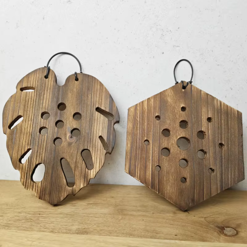 Nouvelle Planche Murale en Bois pour Plantes