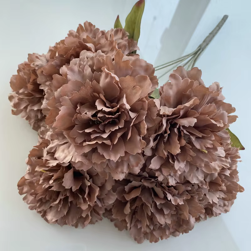 Fleurs artificielles d'hibiscus à 7 têtes | Faux Bouquet