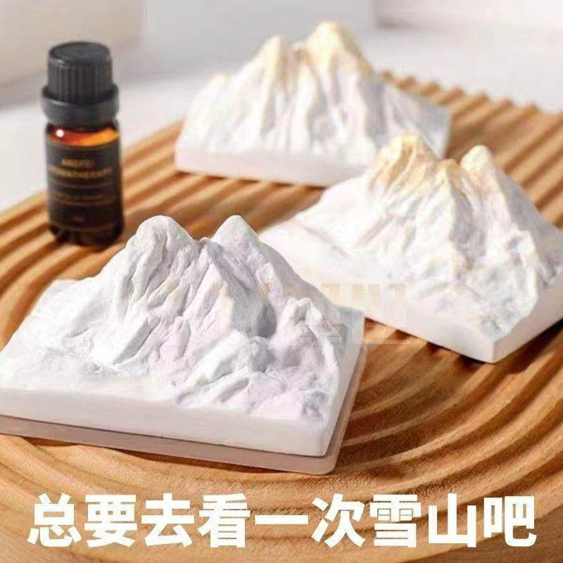 Diffuseur de résine en forme de montagne des Alpes