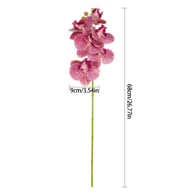 E8BD – lot 2 fleurs d'orchidées papillon
