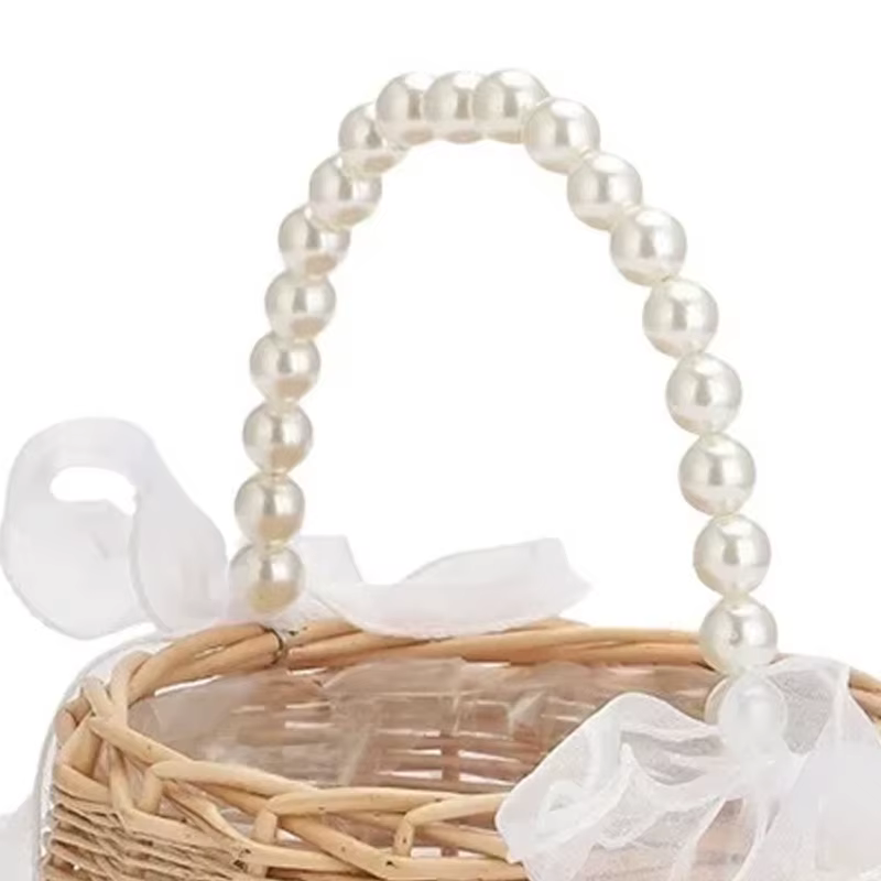 Panier de fleurs en bois pour mariage, Design Simple, léger et à la mode pour le rangement et la décoration de bouquets