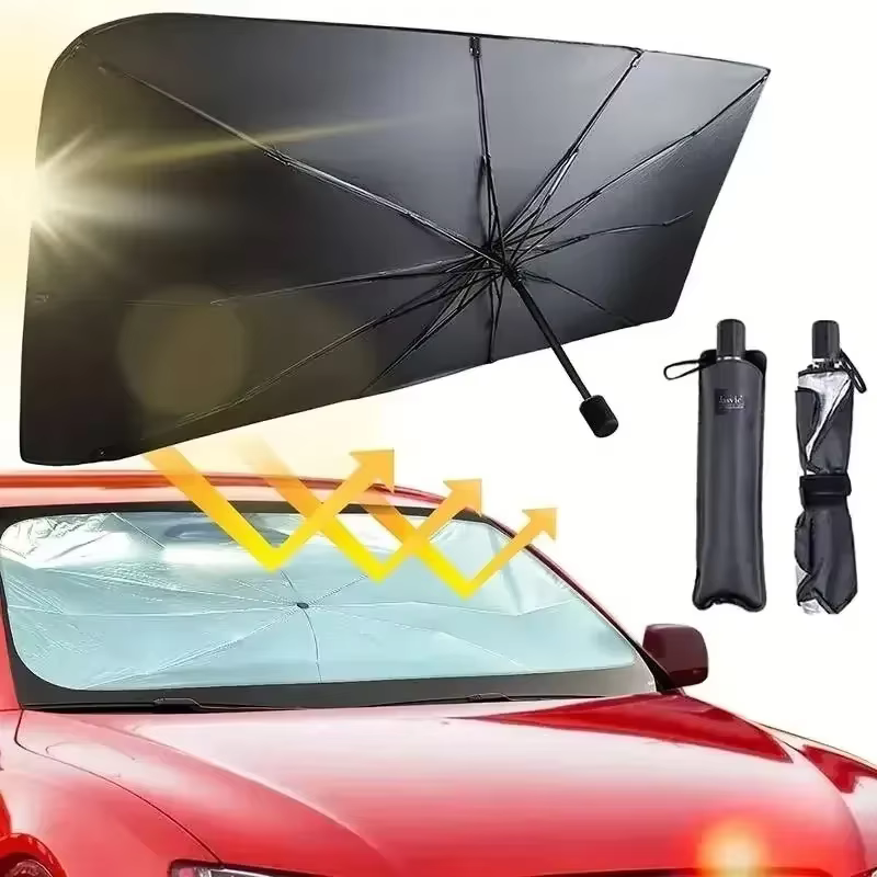 Pare-soleil spécifique pour voiture, accessoire de protection solaire, parapluie pare-soleil pour pare-brise intérieur, accessoires extérieurs