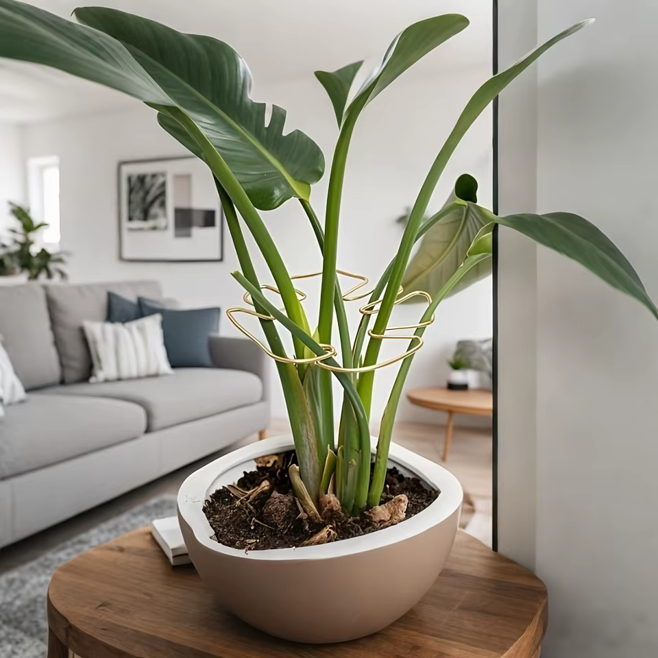 Système de support Monstera robuste – Entraîneur de plantes grimpantes en métal