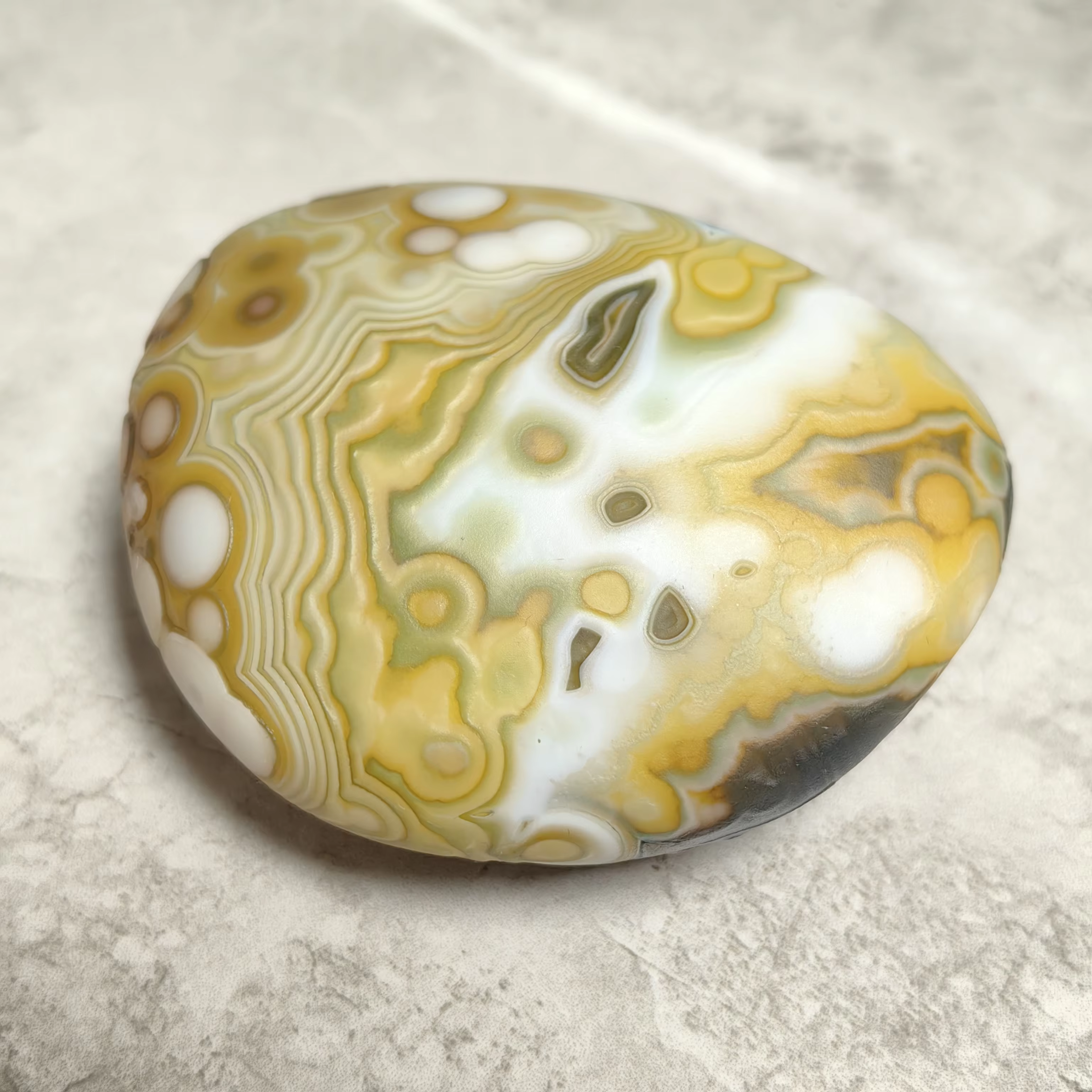  Pierres de palmier en agate naturelle pure, agate œil de chat, agate œil de fleur, pierres brutes, accessoires de décoration intérieure, bijoux et décoration DIY