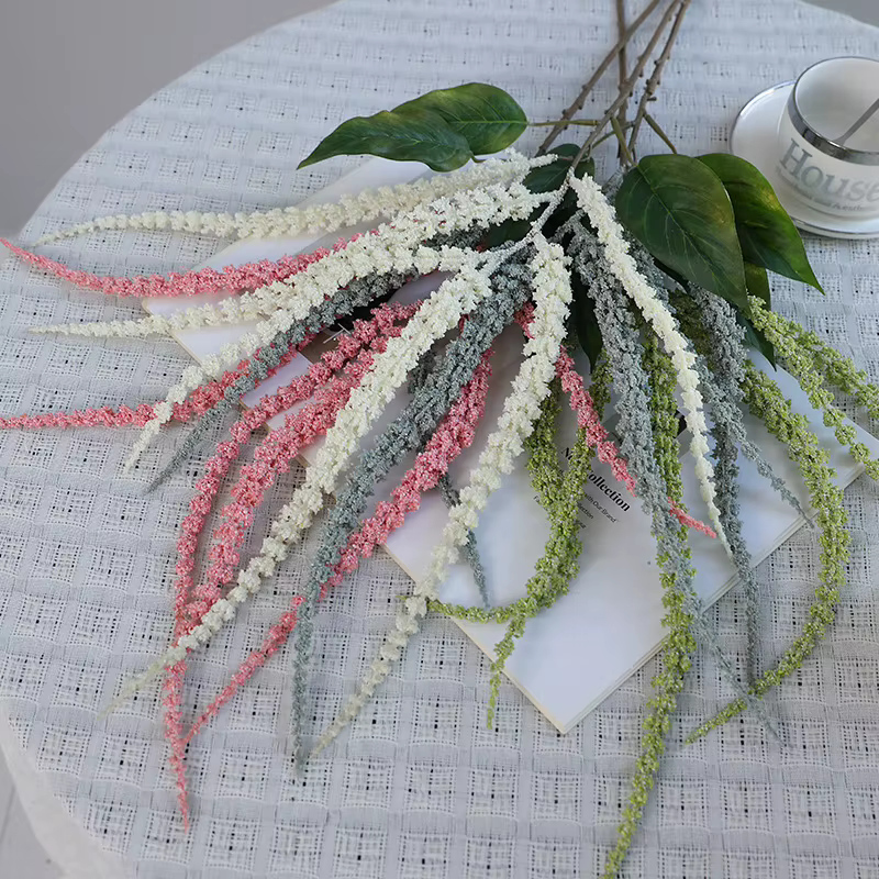 Amant artificiel larmes du chlorophytum Comosum meubles d'intérieur décoration douce ingénierie photographie