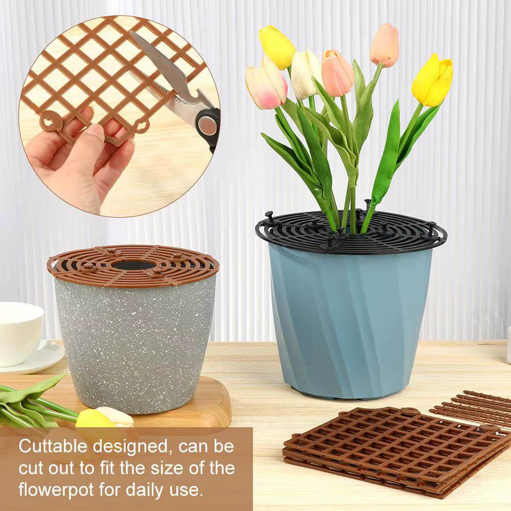 Couvercle de pot de fleur pratique pour plantes en pot