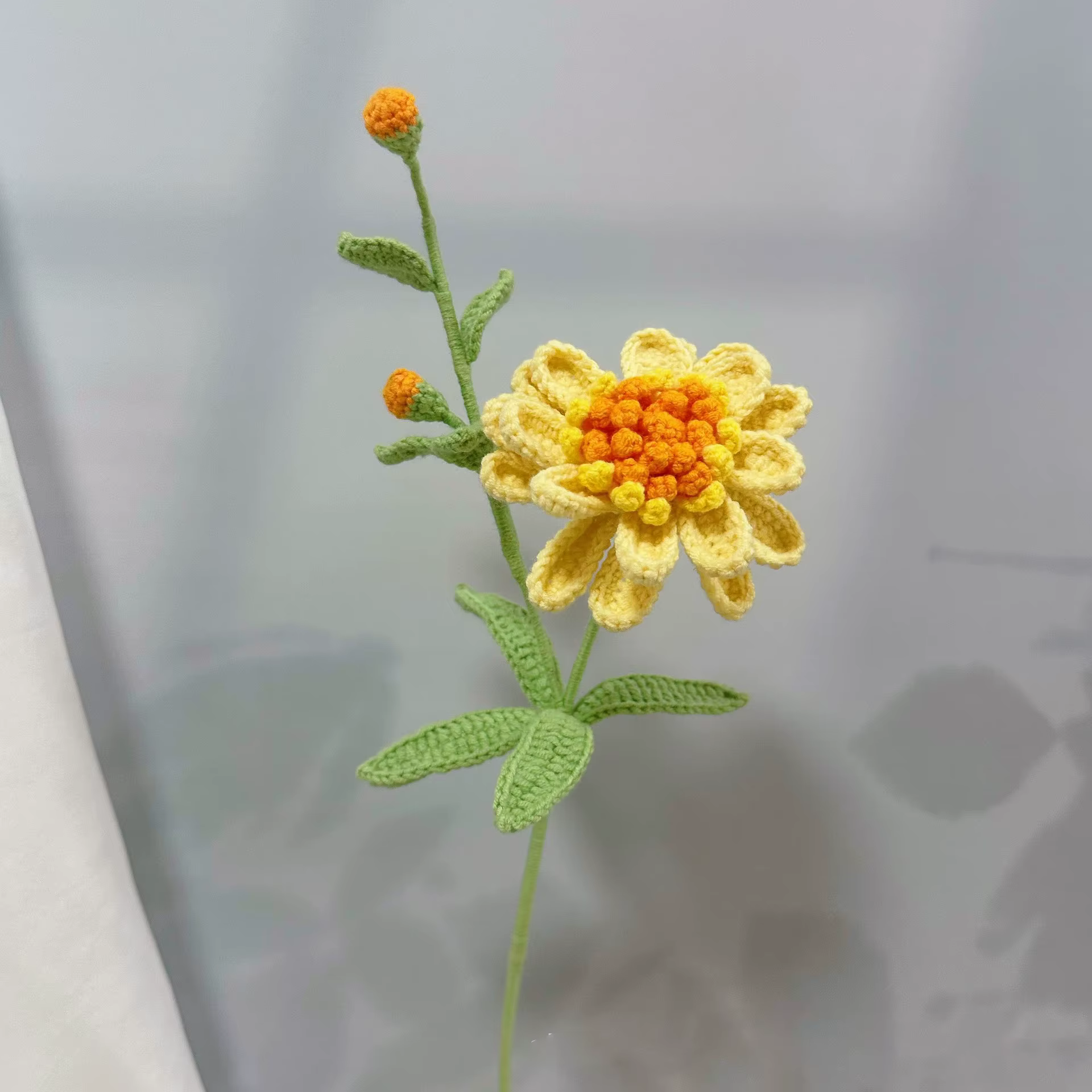 Bouquet de marguerites africaines au crochet
