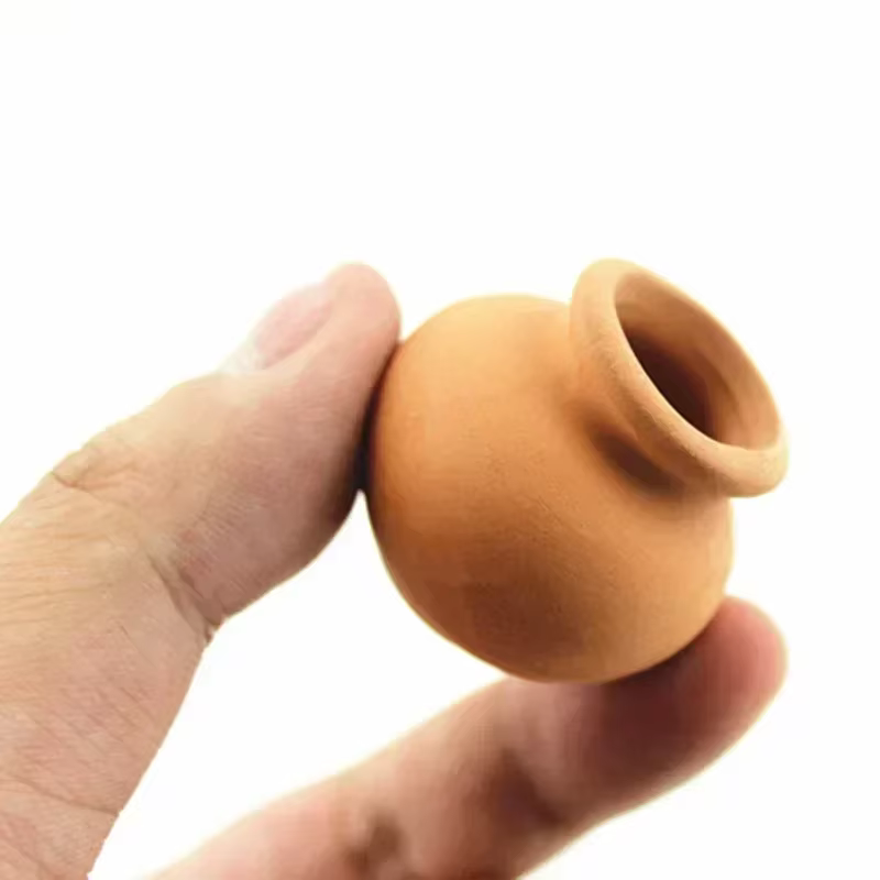 2 pièces Mini Pot en terre cuite argile céramique poterie