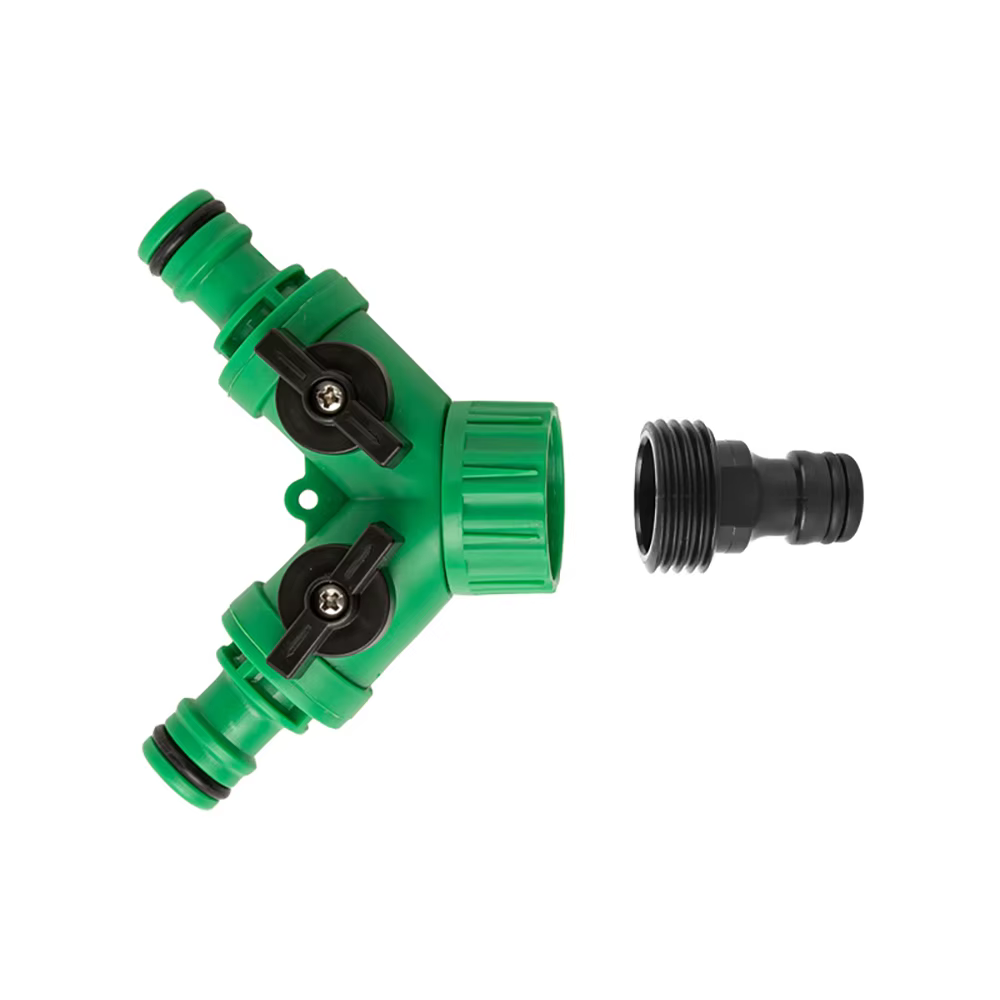 Raccord en Y pour l'eau du jardin