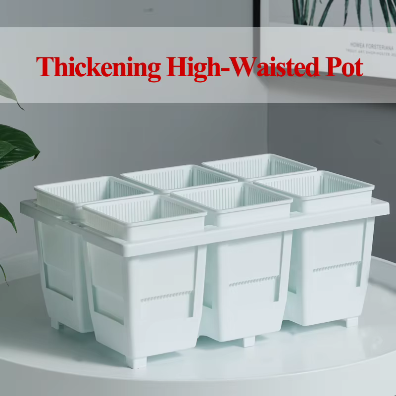 Meshpot taille haute Pot carré en plastique