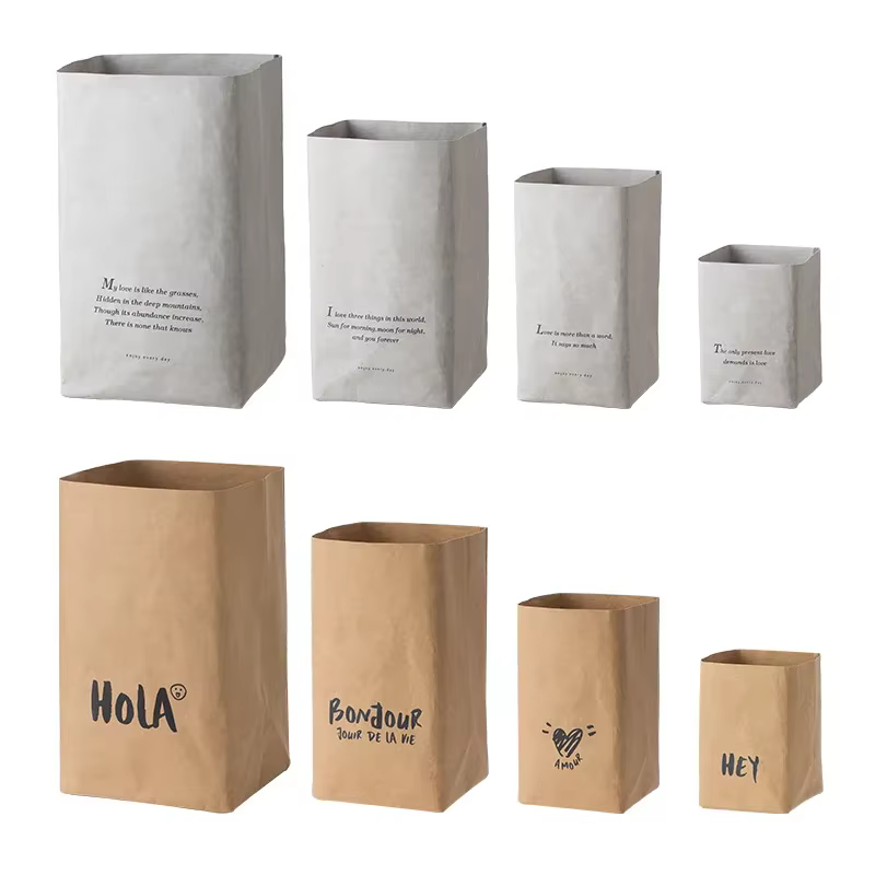 SHIMOYAMA – Pot de fleurs en papier Kraft